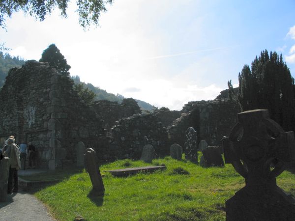 Glendalough graveyard